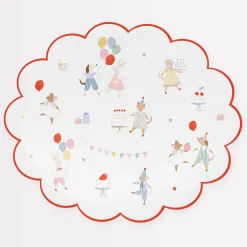 Animal Friends Dinner Plates (x 8)>Meri Meri Fashion