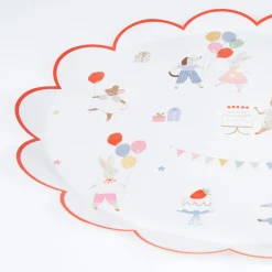 Animal Friends Dinner Plates (x 8)>Meri Meri Fashion