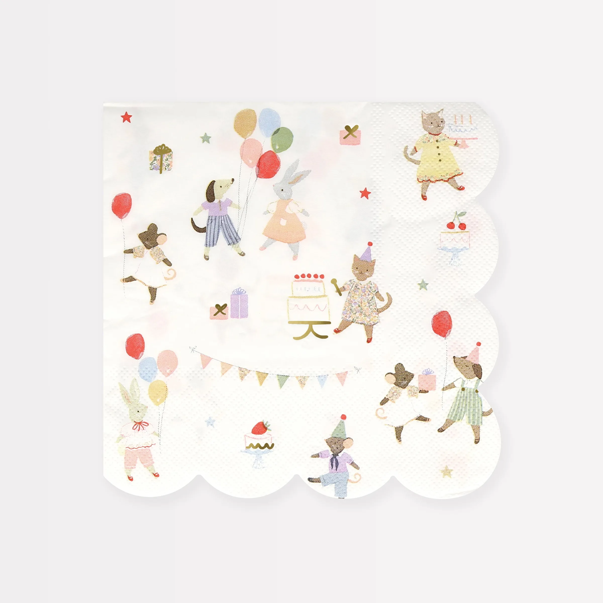 Animal Friends Large Napkins (x 16)>Meri Meri Sale