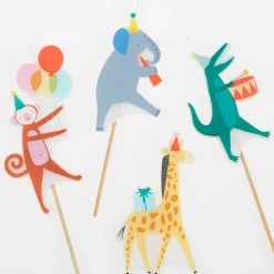 Animal Parade Candles (x 4)>Meri Meri New