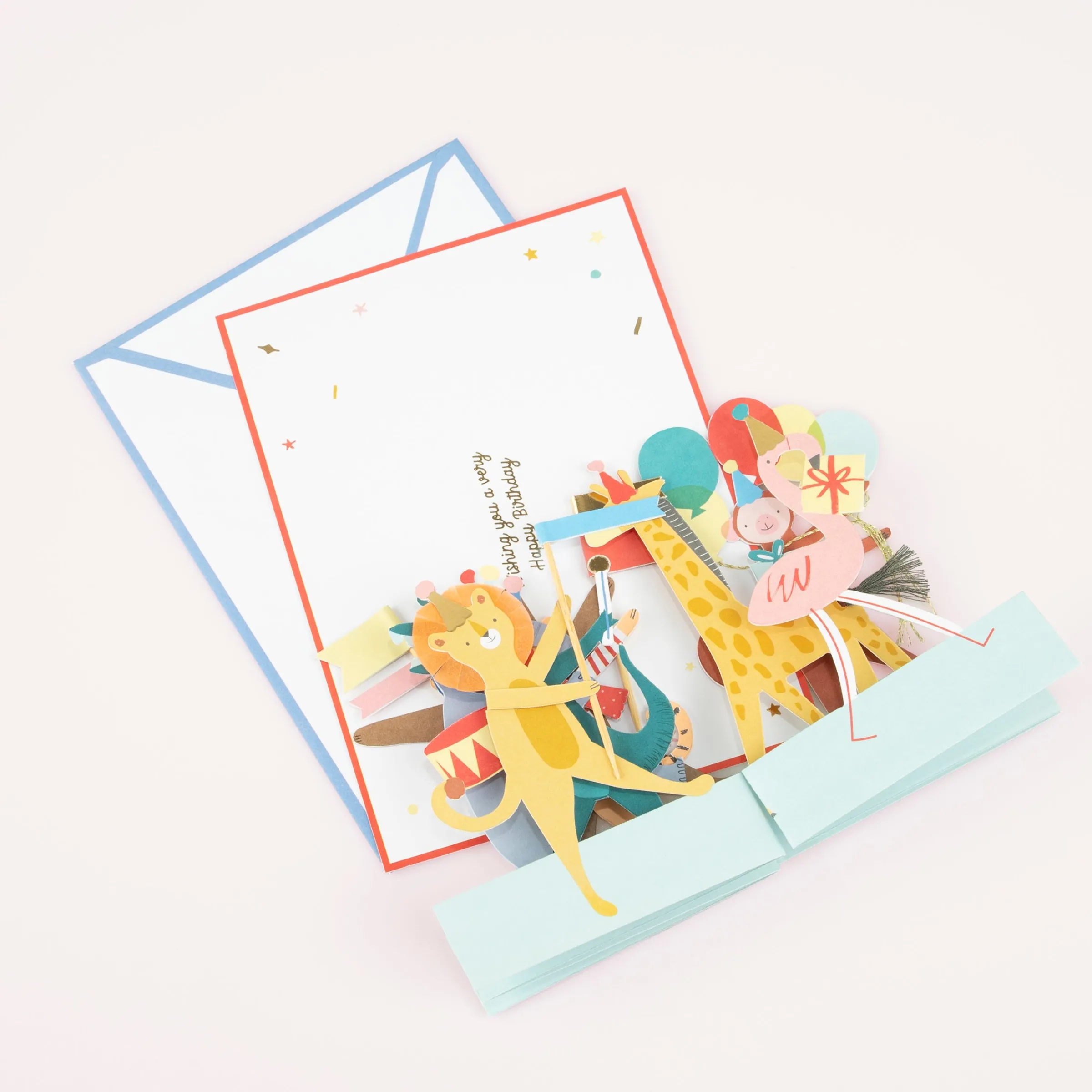 Animal Parade Concertina Card>Meri Meri Fashion