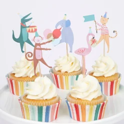 Animal Parade Cupcake Kit (x 24 toppers)>Meri Meri New