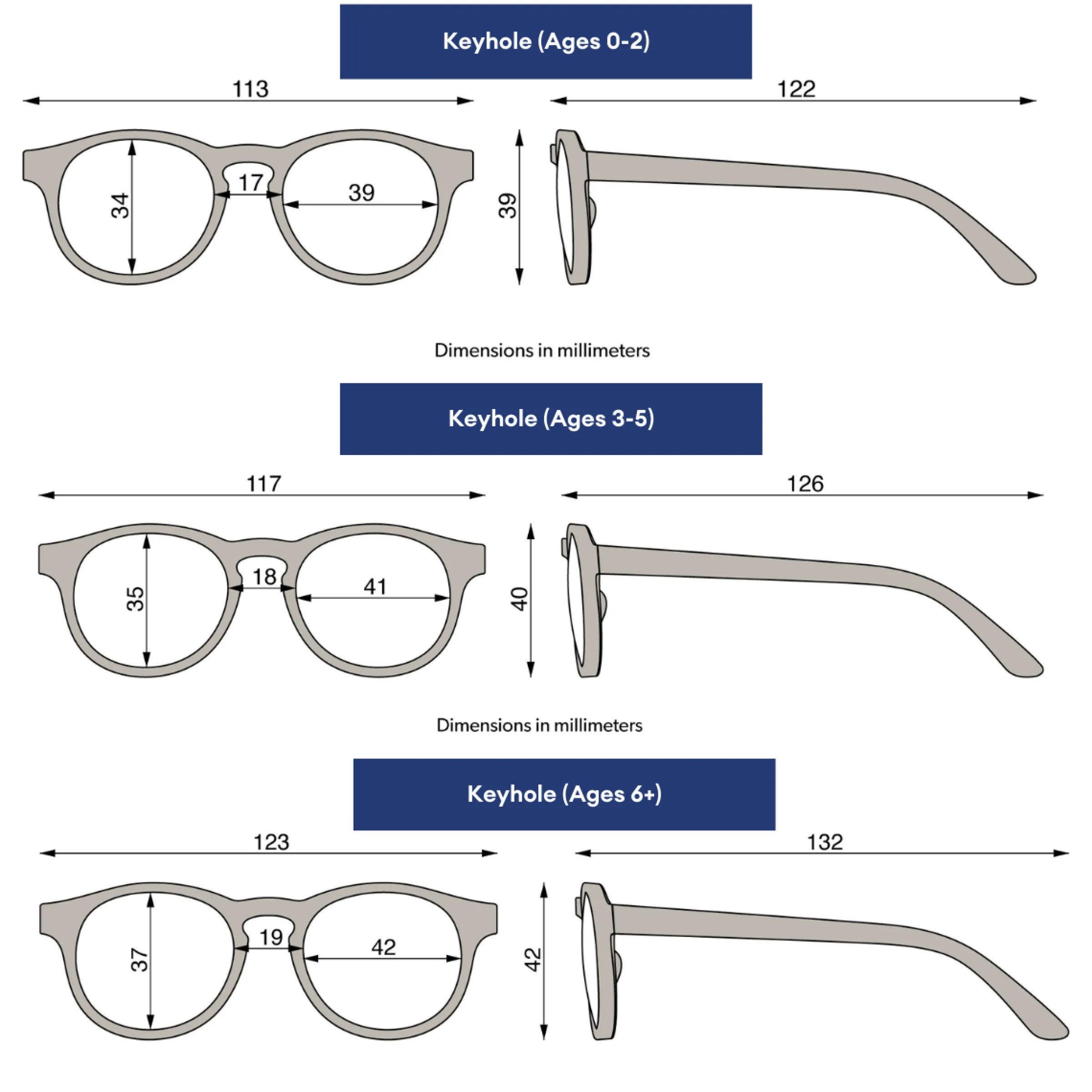 Baby Blue Keyhole Sunglasses>Meri Meri Hot