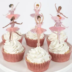 Ballerina Cupcake Kit (x 24 toppers)>Meri Meri New