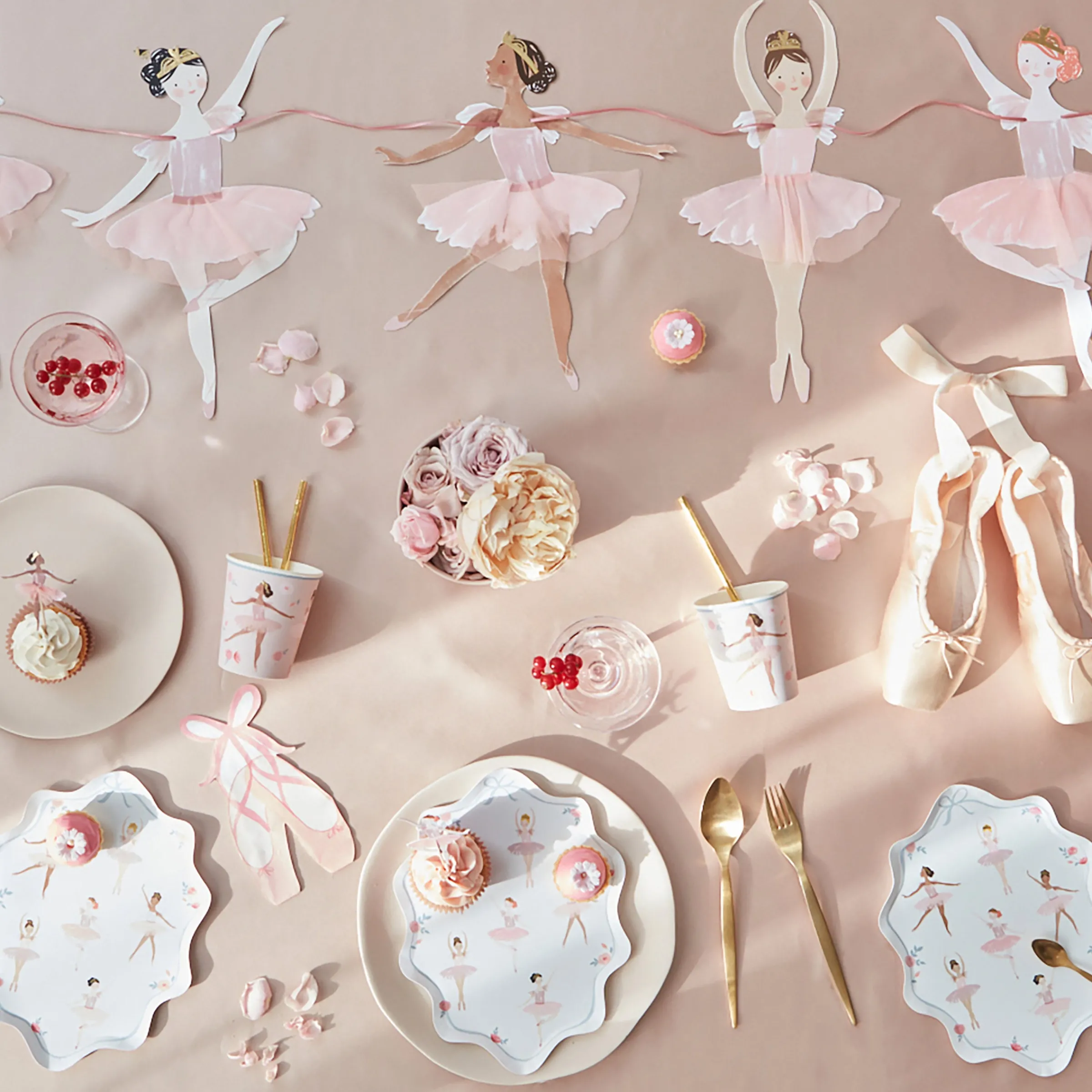 Ballerina Plates (x 8)>Meri Meri Discount