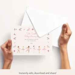 Ballet Download & Print Invitation><noscript><img width=