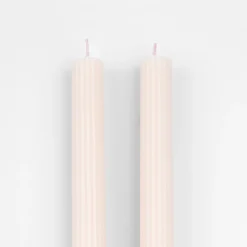 Ballet Slipper Pink Table Candles (x 2)><noscript><img width=