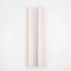 Ballet Slipper Pink Table Candles (x 2)><noscript><img width=