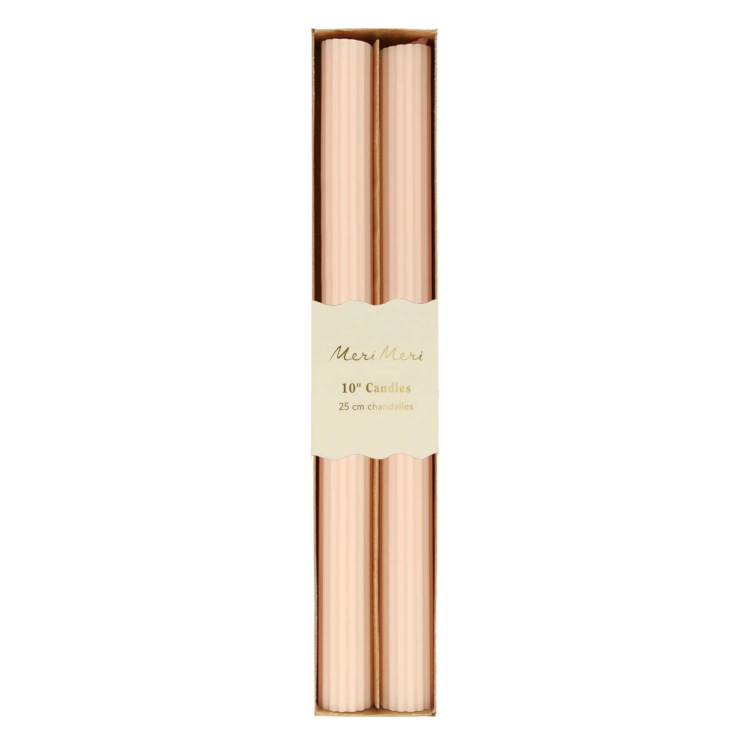 Ballet Slipper Pink Table Candles (x 2)>Meri Meri New