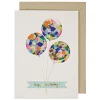 Balloon Confetti Shaker Birthday Card>Meri Meri Hot