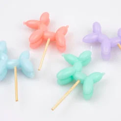 Balloon Dog Candles (x 4)><noscript><img width=