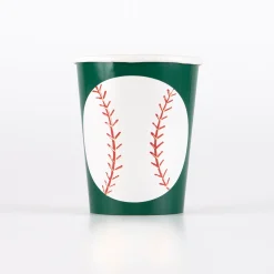 Baseball Cups (x 8)>Meri Meri Discount
