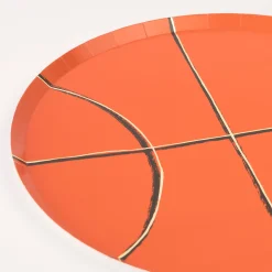 Basketball Plates (x 8)><noscript><img width=