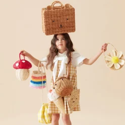 Bear Rattan Bag>Meri Meri Hot