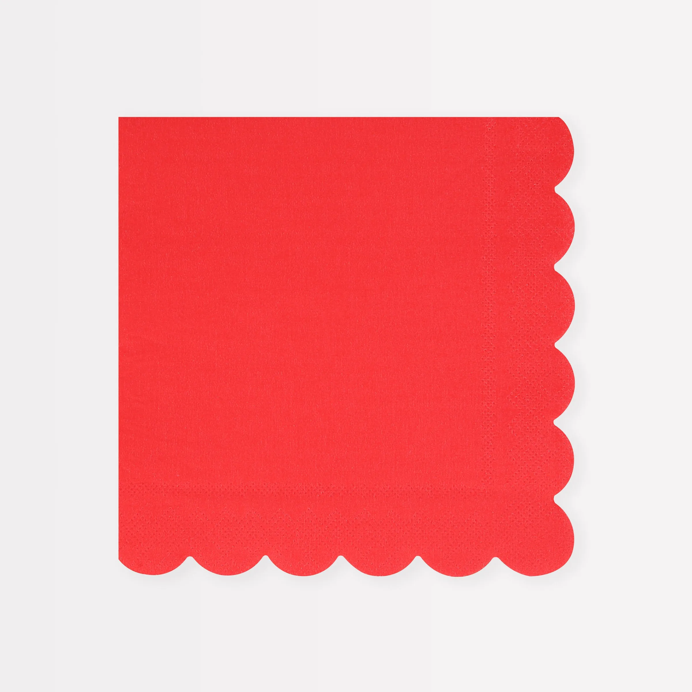 Berry Red Large Napkins (x 16)>Meri Meri Hot