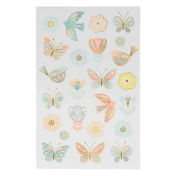 Birds & Butterflies Tattoo Sheets (x 2 sheets)>Meri Meri Clearance