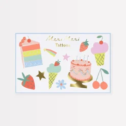 Birthday Temporary Tattoos>Meri Meri Online
