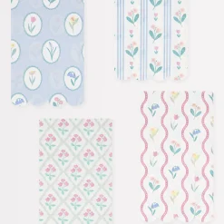Bloomsbury Floral Pattern Guest Towels (x 16)>Meri Meri Clearance