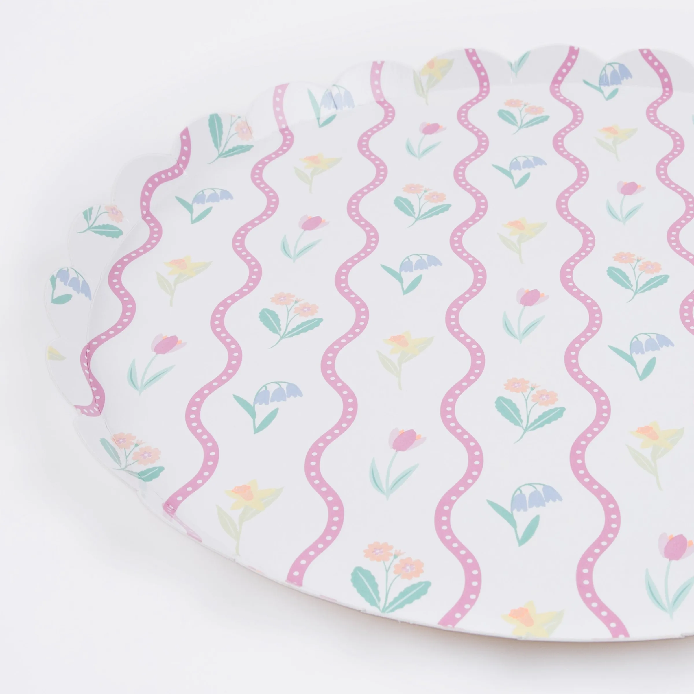 Bloomsbury Floral Pattern Dinner Plates (x 8)>Meri Meri Sale