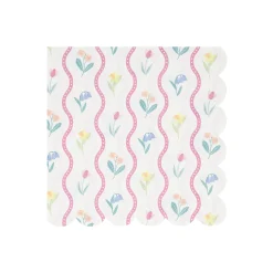 Bloomsbury Floral Pattern Large Napkins (x 16)><noscript><img width=