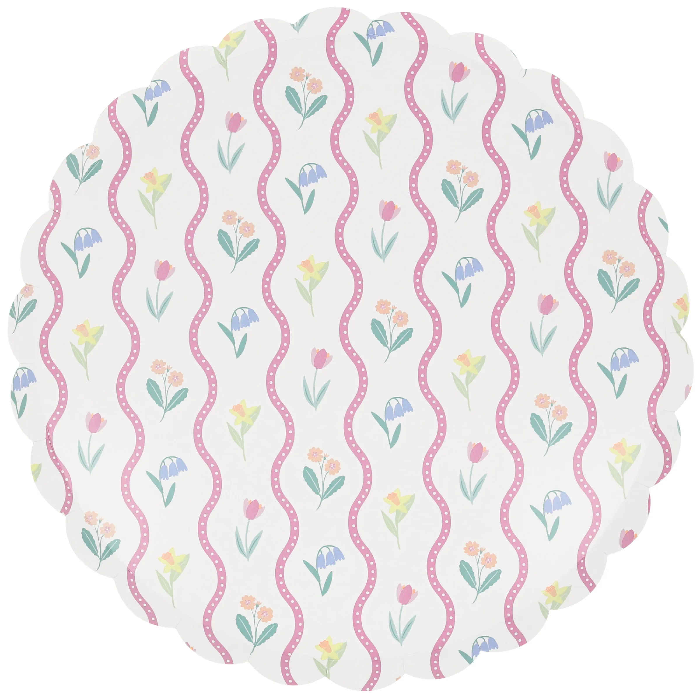 Bloomsbury Floral Pattern Dinner Plates (x 8)>Meri Meri Sale