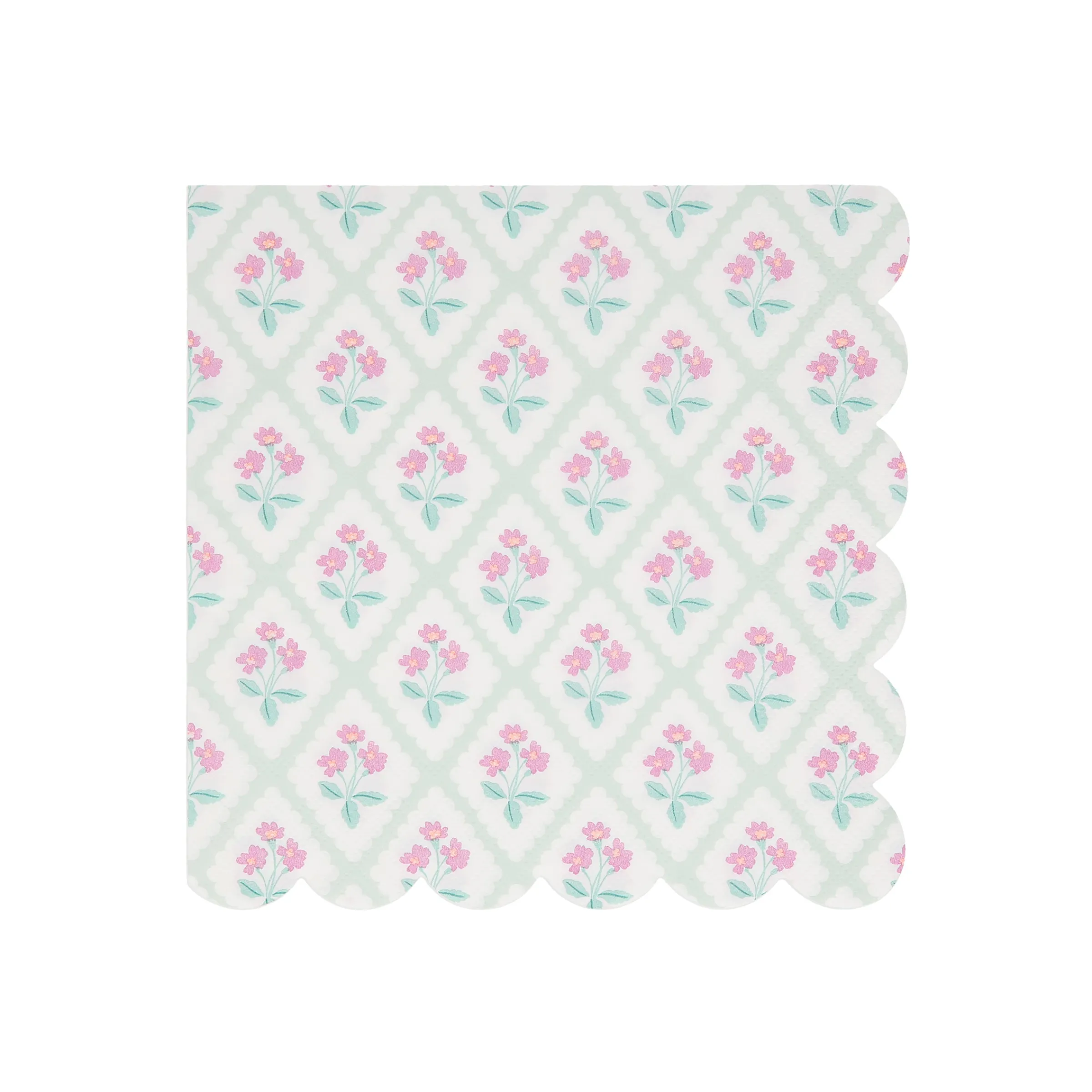 Bloomsbury Floral Pattern Large Napkins (x 16)>Meri Meri Online