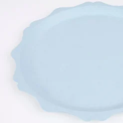 Blue Decorative Edge Compostable Side Plates (x 8)><noscript><img width=