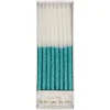 Blue Glitter Dipped Candles (x 16)>Meri Meri Best