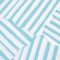 Blue Stripe Large Napkins (x 16)><noscript><img width=