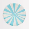 Blue Stripe Side Plates (x 8)>Meri Meri Clearance