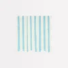 Blue Stripe Small Napkins (x 16)>Meri Meri Best