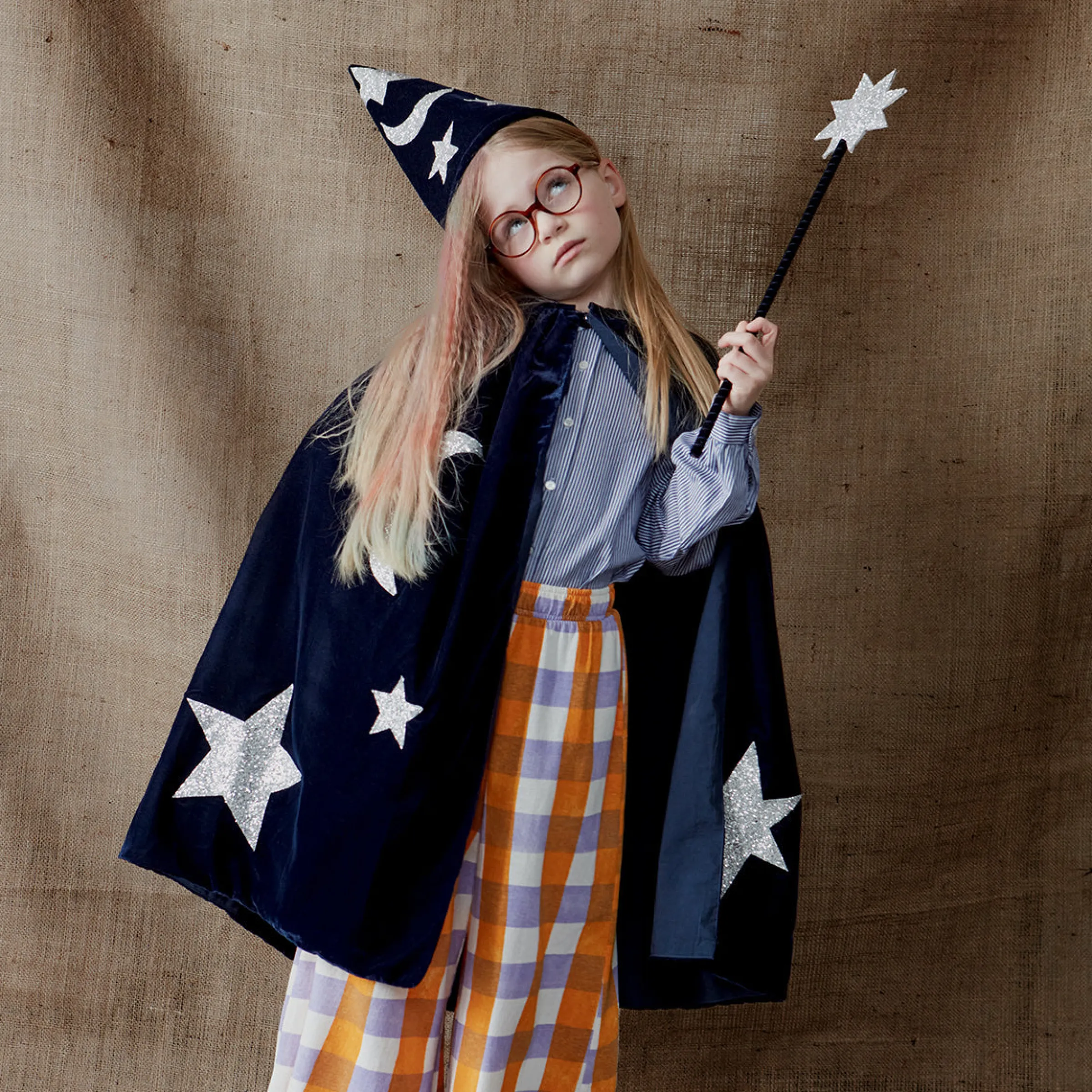 Blue Velvet Wizard Costume>Meri Meri Online
