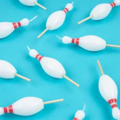 Bowling Pin Candles (x 10)><noscript><img width=