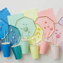 Bright Blue Highball Cups (x 8)><noscript><img width=