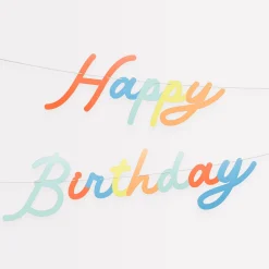 Bright Personalizable Birthday Garland Set>Meri Meri Best