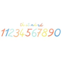 Bright Personalizable Birthday Garland Set>Meri Meri Best