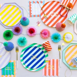 Bright Stripes Party Set>Meri Meri Outlet
