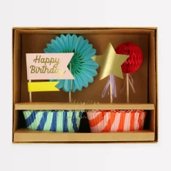 Bright Stripes Party Set><noscript><img width=