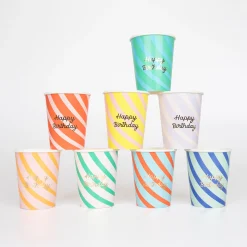 Bright Stripes Party Set><noscript><img width=