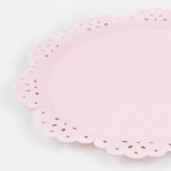 Broderie Anglaise Lace Multi Side Plates (x 8)><noscript><img width=