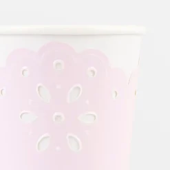 Broderie Anglaise Lace Multi Cups (x 8)><noscript><img width=