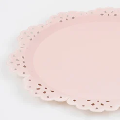 Broderie Anglaise Lace Multi Side Plates (x 8)><noscript><img width=