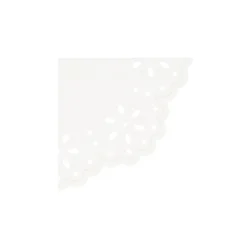 Broderie Anglaise Lace White Small Napkins (x 16)>Meri Meri New