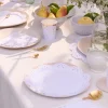 Broderie Anglaise Lace White Side Plates (x 8)>Meri Meri Clearance