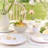 Broderie Anglaise Lace White Dinner Plates (x 8)>Meri Meri Clearance