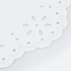 Broderie Anglaise Lace White Small Napkins (x 16)><noscript><img width=