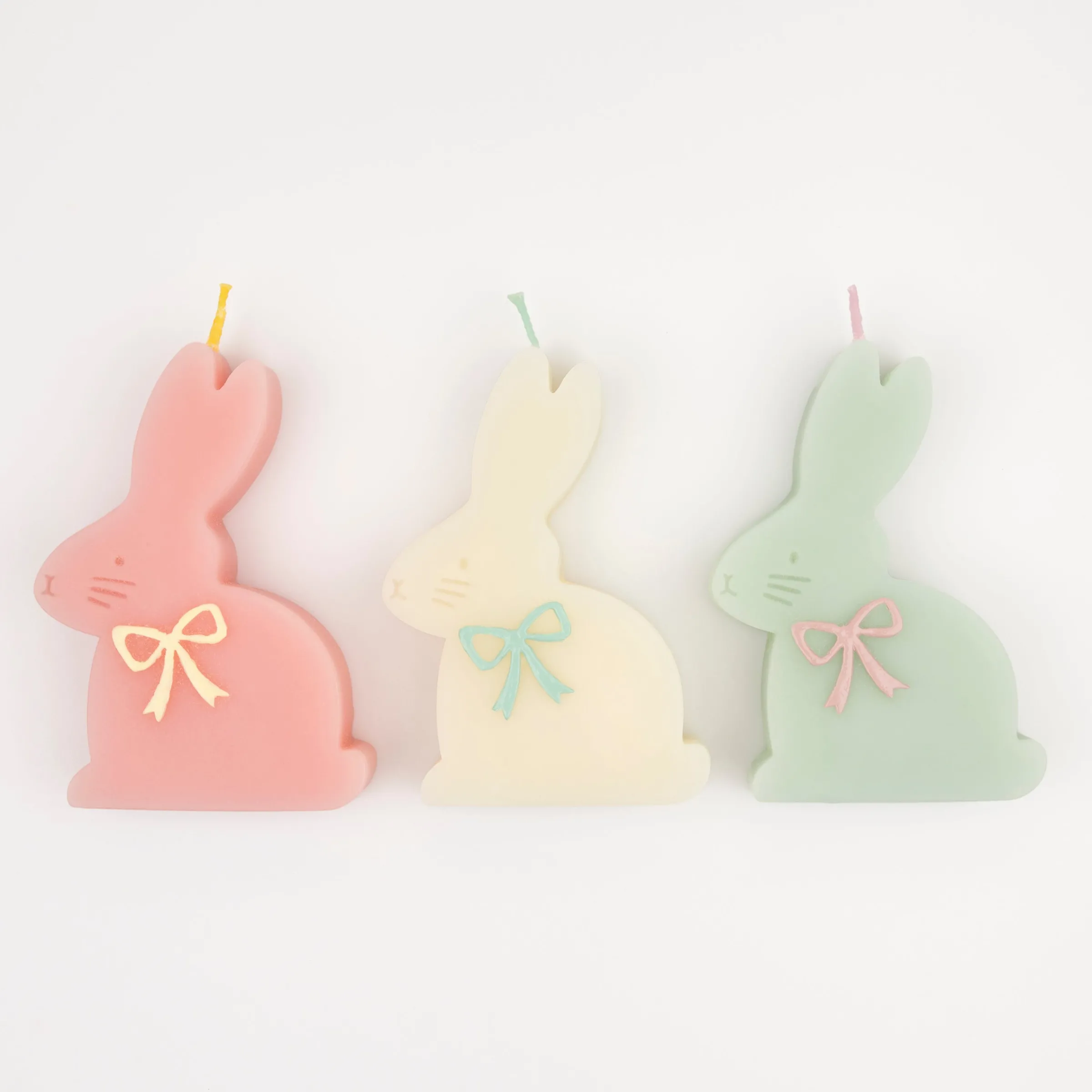 Bunny Candles (x 3)>Meri Meri Fashion