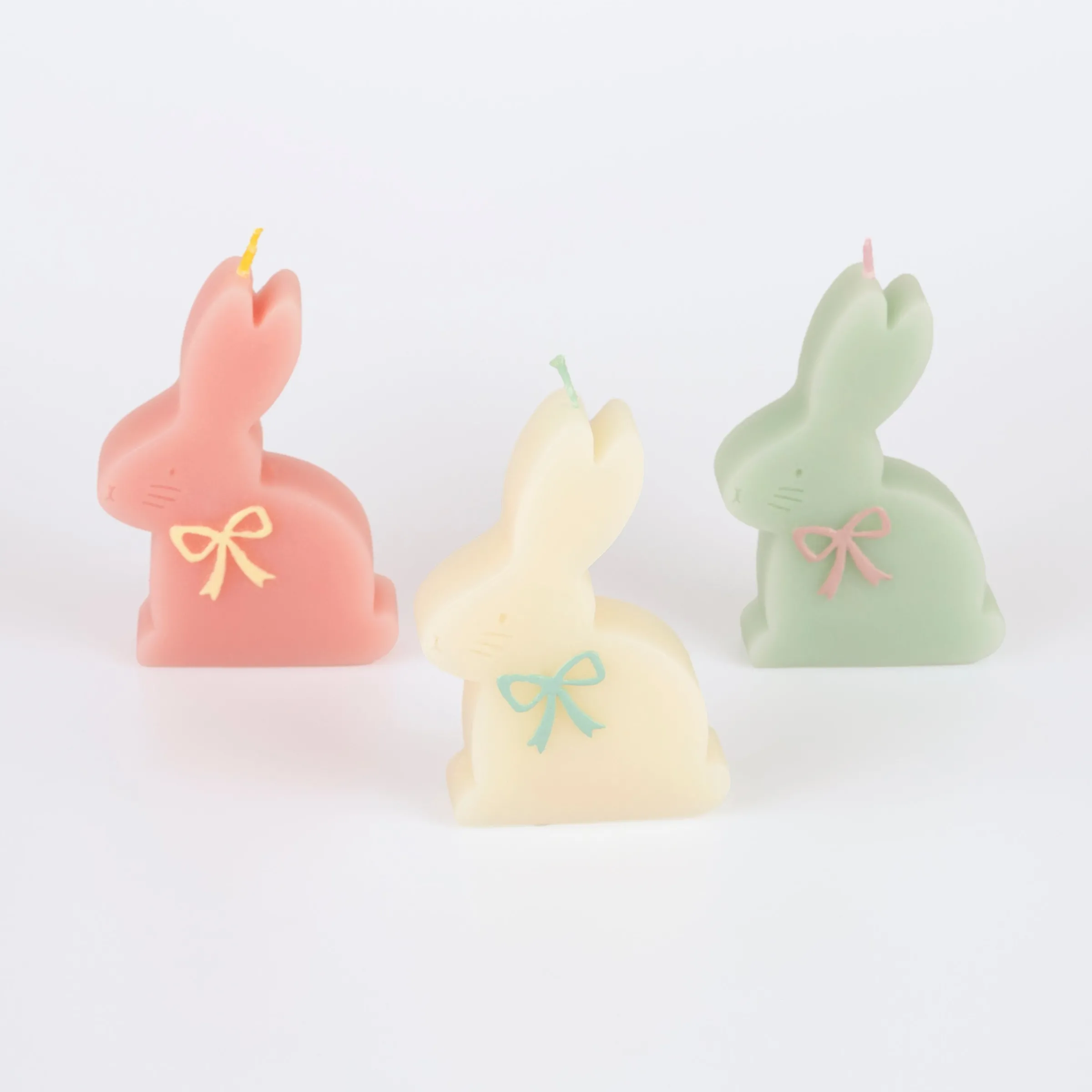 Bunny Candles (x 3)>Meri Meri Fashion