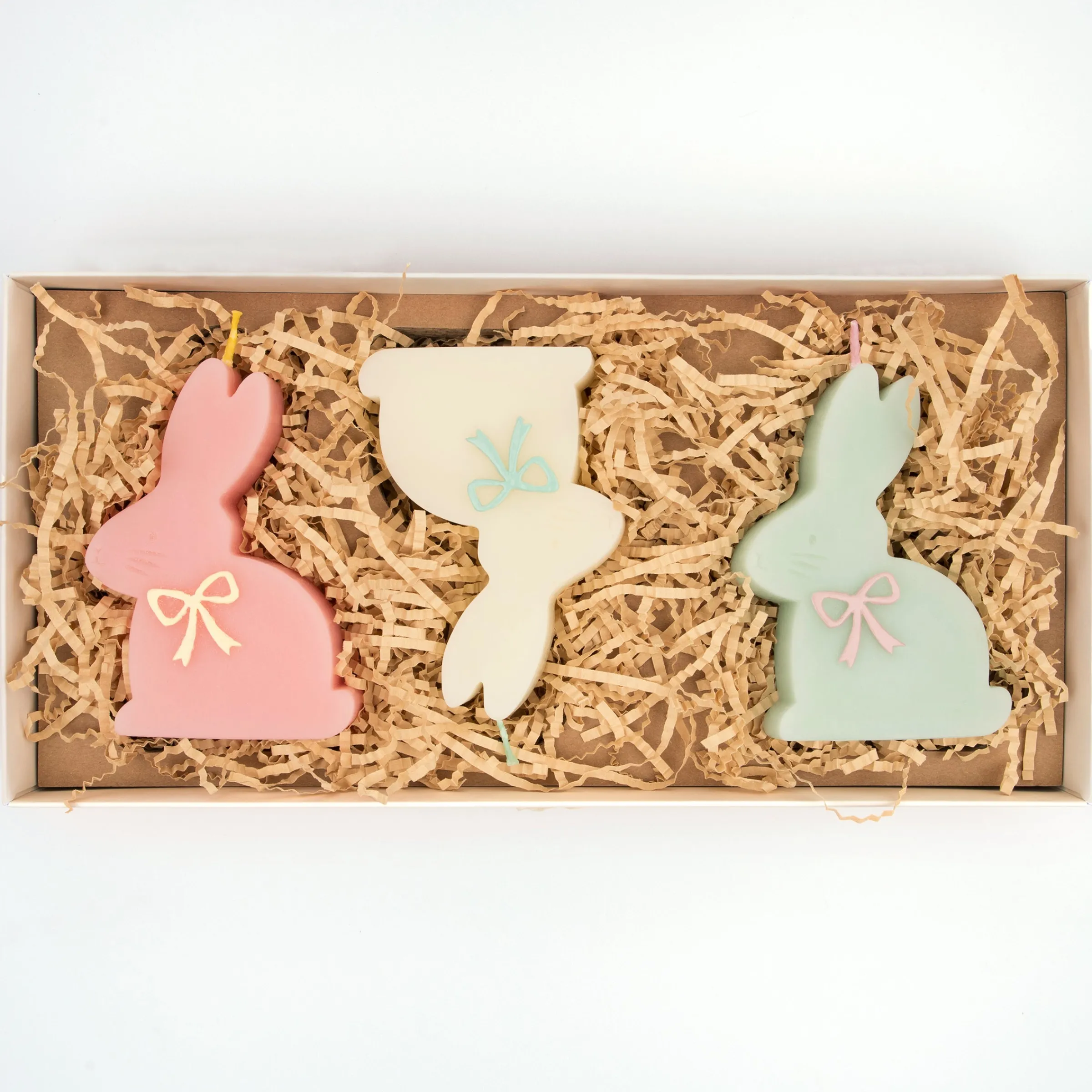 Bunny Candles (x 3)>Meri Meri Fashion