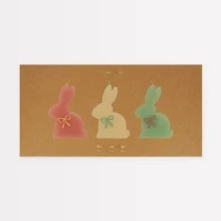 Bunny Candles (x 3)><noscript><img width=